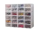 GOMINIMO Plastic Shoe Box 24 pcs (White)