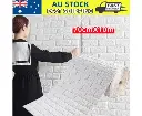 70CMx10M 3D Wall Paper Panel Foam Brick Self Adhesive Waterproof Wallpaper Sticker