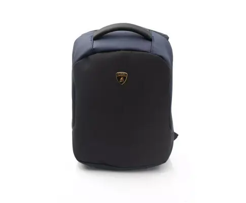 Automobili Lamborghini Logo Detail Zipper Closure Backpack One Size Men