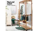 Bamboo Clothes Rack Garment Hanger