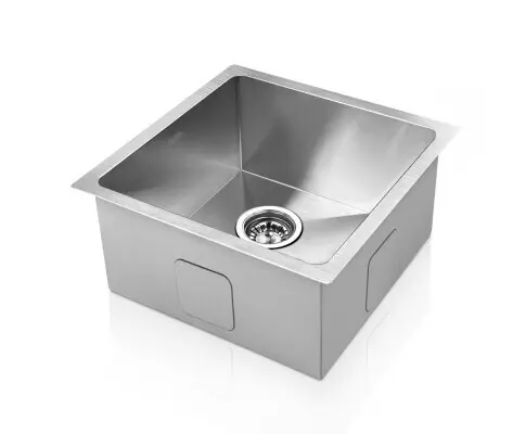 Cefito 36cm x 36cm Stainless Steel Kitchen Sink Under/Top/Flush Mount Silver