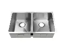 Cefito 77cm x 45cm Stainless Steel Kitchen Sink Under/Top/Flush Mount Silver