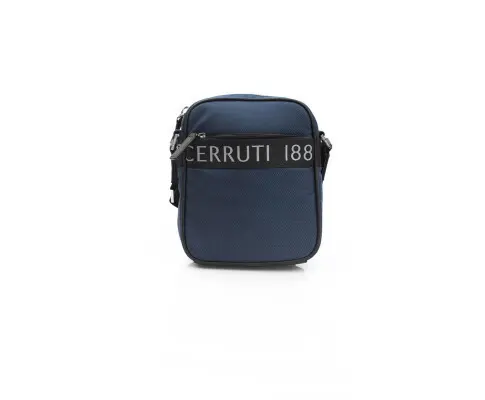 Cerruti Zip Closure Handbag with Logo Shoulder Strap One Size