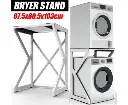 Dryer Stand Adjustable Front Loading Portable Washer Machine Dryer Holder Shelf