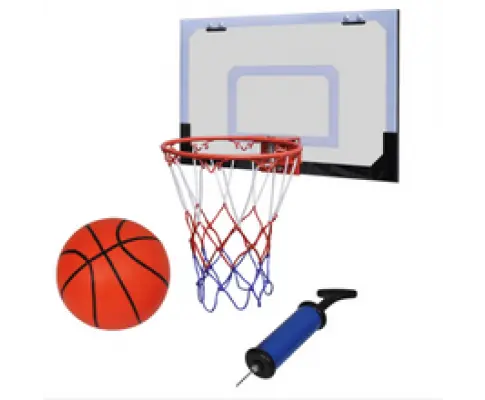 Indoor Mini Basketball Hoop Ring Backboard Kit Door Mounted Mount Kid Set