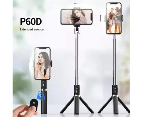 TEQ P60 Bluetooth Selfie Stick + Tripod with Remote