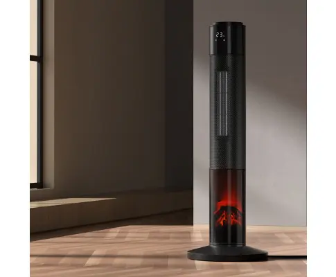 Devanti Ceramic Tower Heater 3D Flame 2000W