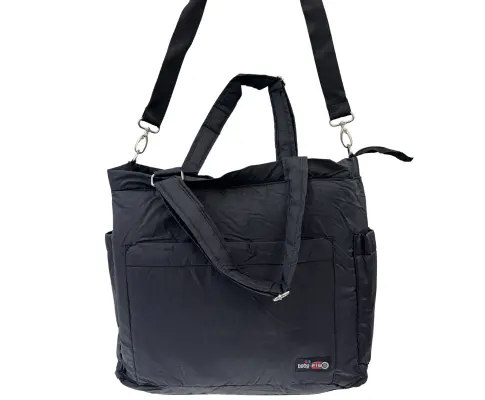 FIB Baby Nappy Bag Diaper Maternity Milk Mummy Changing Travel Tote - Black