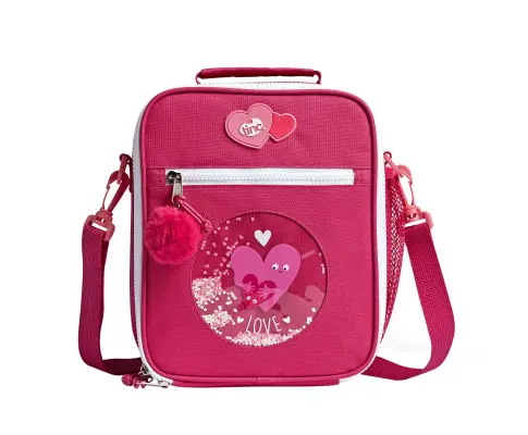 Tinc Lovely Mallo Sequin Satchel Lunch Bag (Pink)