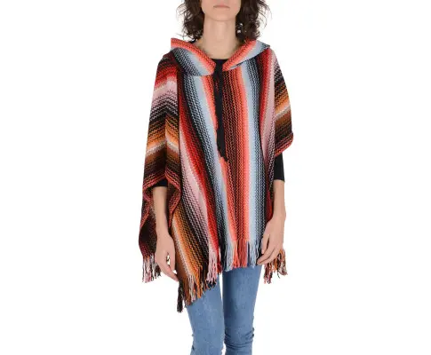 Missoni Wool Blend Poncho - One Size