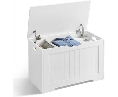 VASAGLE Storage Bench White