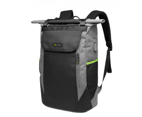 MOKI Odyssey Roll-up Backpack - Fits up to 15.6" Laptop