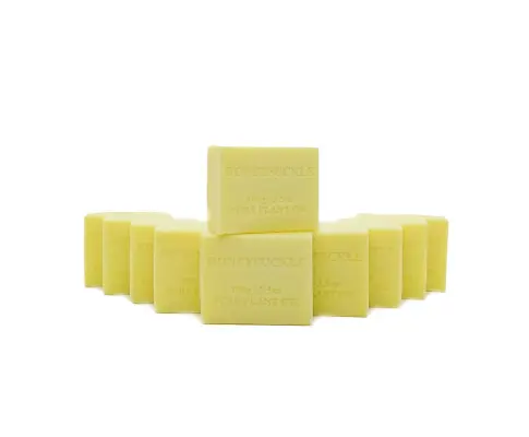 10x 100g Plant Oil Soap Honeysuckle Scent Pure Vegetable Base Bar Australian