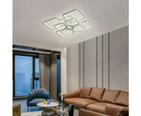 Modern LED Ceiling Light Dimmable with Remote Control