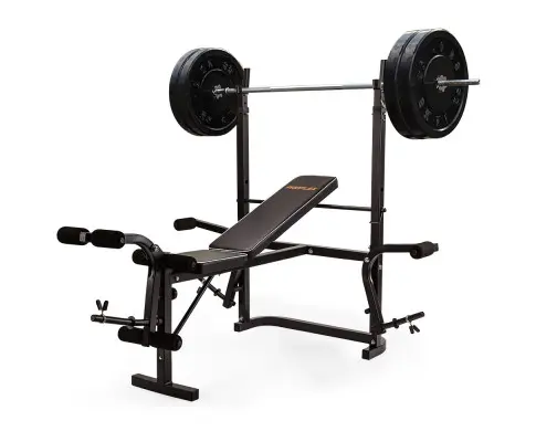 PROFLEX 7in1 Weight Bench Press Multi-Station Home Gym Leg Curl Equipment Set