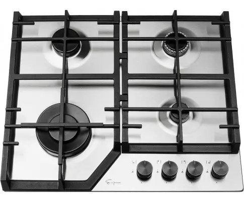 Empava Gas Cooktop 60cm Kitchen Stove 4 Burner Cook Top NG LPG Convertible in Stainless Steel