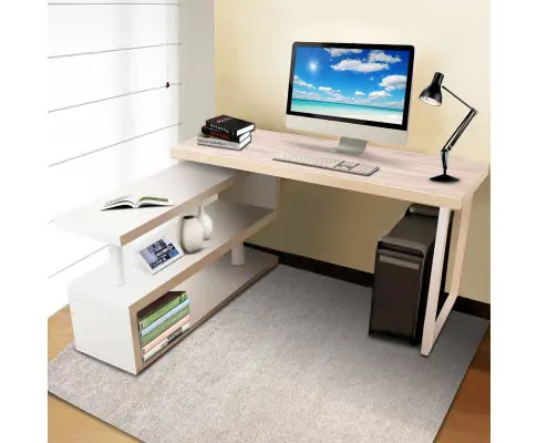 Artiss Computer Desk Bookshelf 140CM