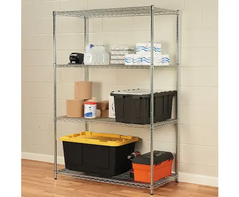 Modular Wire Storage Shelf 900 x 350 x 1800mm Steel Shelving