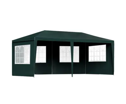 Instahut Gazebo 3x6m Marquee Wedding Party Tent Outdoor Camping Side Wall Canopy 4 Panel Green