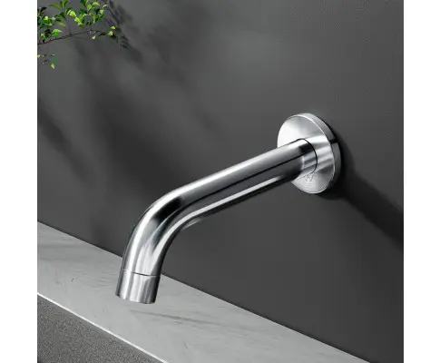 Cefito Bathroom Mixer Spout Wall Bath Tap Round Shower Bathtub Chrome