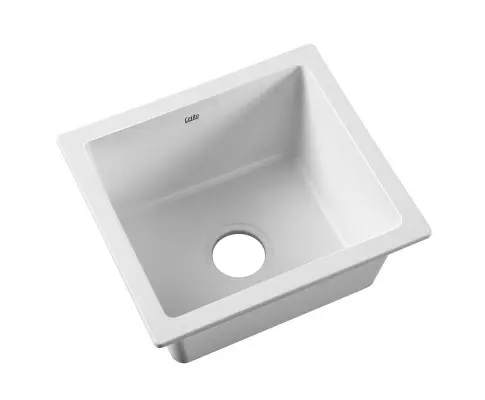 Cefito Stone Kitchen Sink 460X410MM Granite Under/Topmount Basin Bowl Laundry White