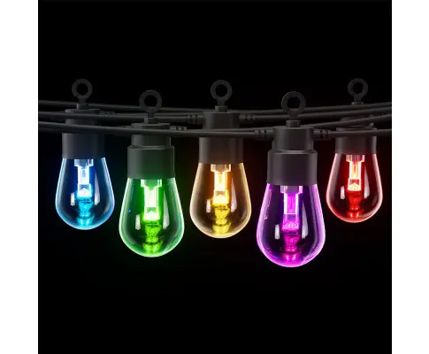 Gardeon RGB Smart Festoon Lights Outdoor LED String Lights Waterproof WiFi APP