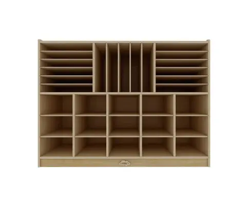 Jooyes 15 Cubby Cabinet Kids Bookshelf Organiser Storage