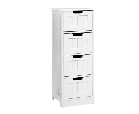 Artiss 4 Chest of Drawers - LEESA White