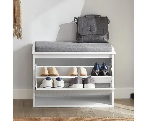 Hallway Shoe Bench Rack Cabinet Seat Cushion