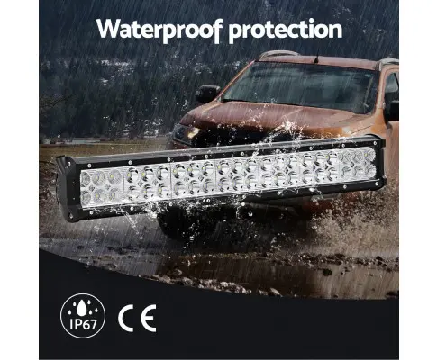 Giantz LED Driving Light 20 Inch Flood Spot Light Bar Driving Lamp Offroad Truck