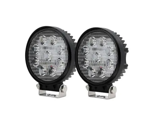 Giantz Pair LED Driving Lights 4.5 Inch Flood Spot Lights Car Truck SUV 12V 24V