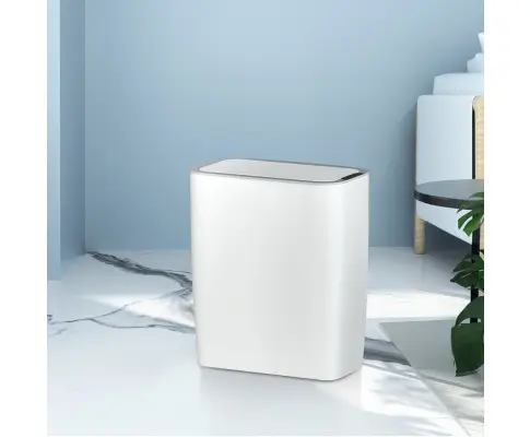 Devanti 9L Motion Sensor Bin Rubbish Automatic White