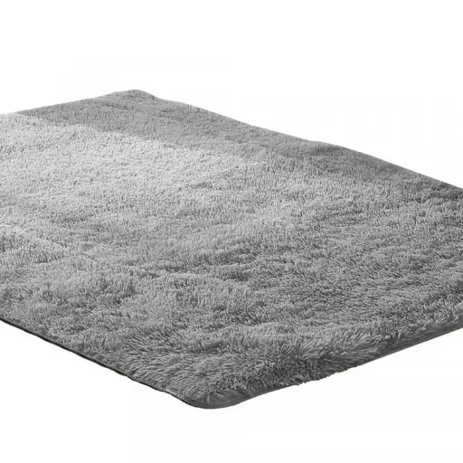 SHAGGY FLOOR CONFETTI RUG GREY 200X230CM