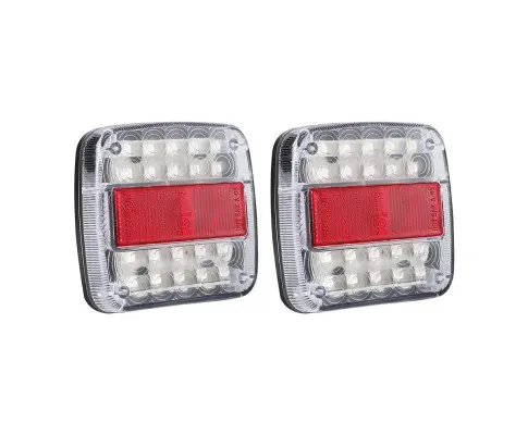 Giantz Pair 26 LED Tail Lights Stop Reverse Indicator 12V Ute Trailer Truck