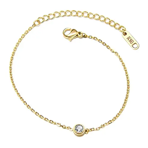 Single star gold bracelet - Gold Plated Tarnish Free Jewellery