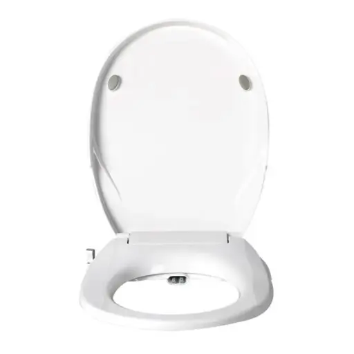 Non Electric Bidet Toilet Seat Dual Nozzles Cover Bathroom Spray Water Wash