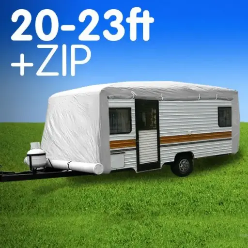 CARAVAN COVER WITH ZIP 20-23 FT