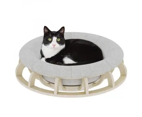 Timber Gyro Cat Nest Bed