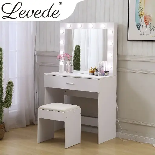 Levede Dressing Table Set Makeup Mirror