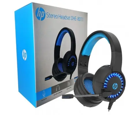 HP DHE-8011UM USB + 3.5mm with LED Stereo Gaming Headset