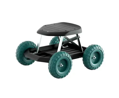 Gardeon Garden Cart Rolling Stool with Wheels Gardening Helper Seat Farm Yard