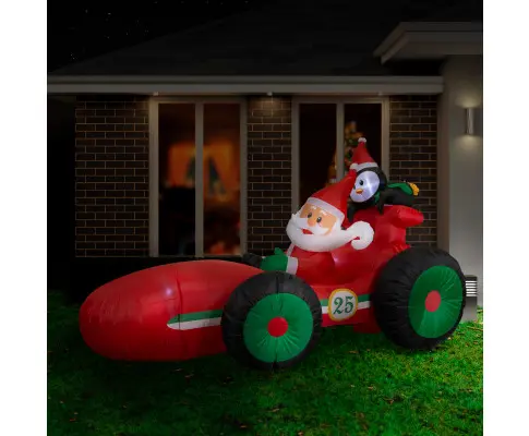 Airpower Santa Race Car 225cm