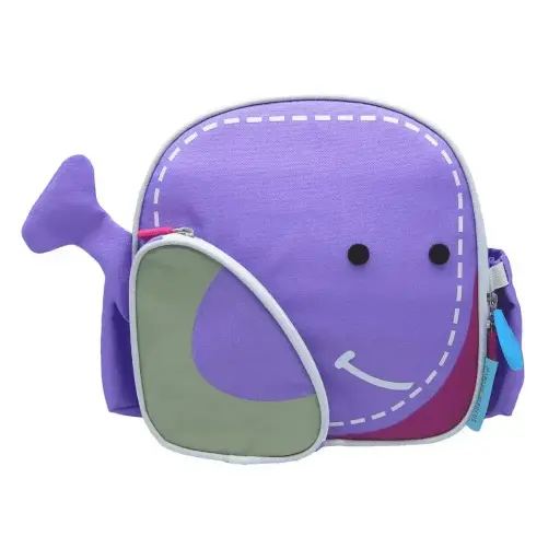 Marcus & Marcus- Insulated Backpacks/Lunch bags Willo the Whale-Purple