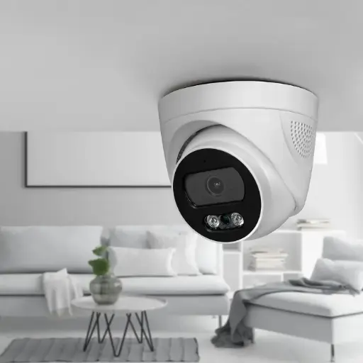 Wireless Security Camera Set System Round