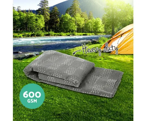 Weisshorn 6M X 2.5M Annex Matting 600 GSM Floor Mats Mesh Caravan Parks Camping