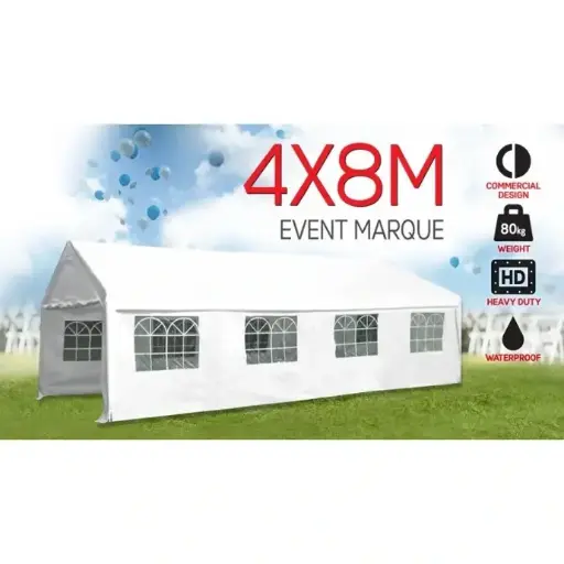 4X8 OUTDOOR EVENT MARQUEE - WHITE