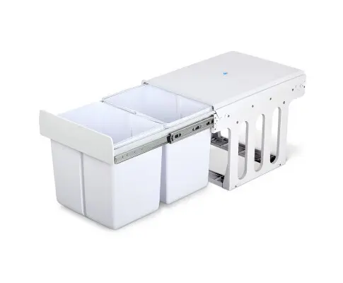 Cefito 2x15L Pull Out Bin - White