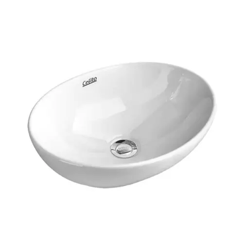 Cefito Ceramic Sink Round White 410 x 340