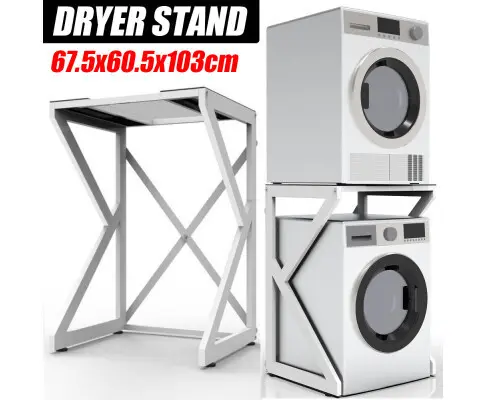 Dryer Stand Adjustable Front Loading Portable Washer Machine Dryer Holder Shelf