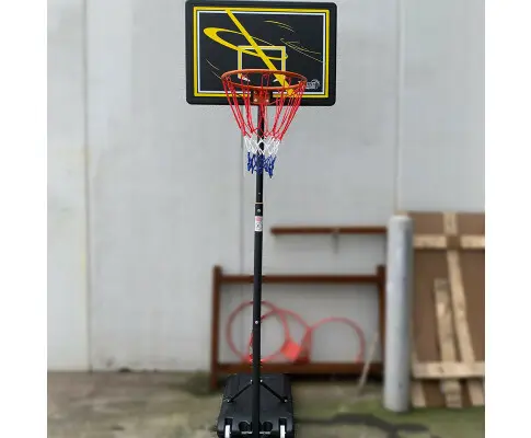 Dunk Master S018F Basketball Stand System Hoop Ring Height Adjustable 2.10M